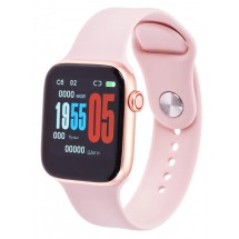 Умные часы Loona FIT-04,Bluetooth 4.0, цветной дисплей TFT 1.54" (240*240 пикс.),IP65,Android5.0/IOS 9.0, розовый ( 1/100)